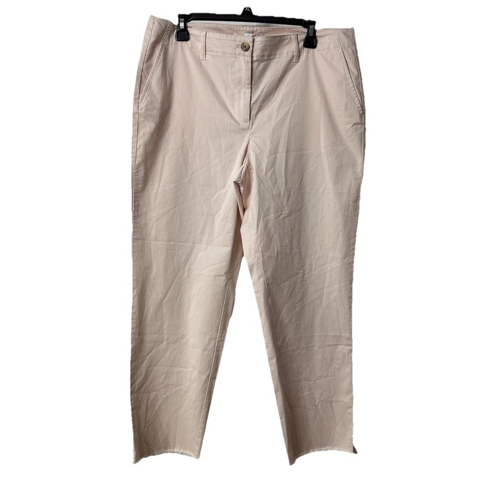 NWT J. Jill Womens Casual Button‎ Zipped Stretch Pants Slacks Trousers Size 12